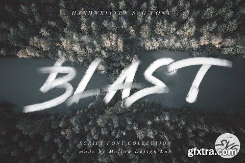 CreativeMarket Blast SVG Font 2809695