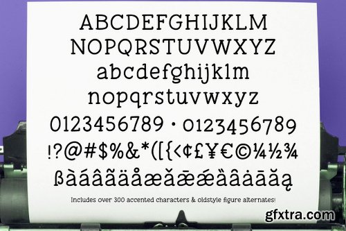 CreativeMarket Tippy Tappy Type: A Typewriter Font! 2824123