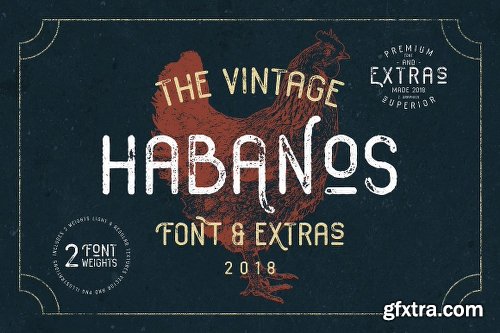 CreativeMarket Habanos Retro Font 2851147