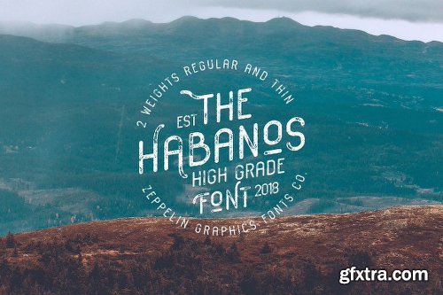 CreativeMarket Habanos Retro Font 2851147