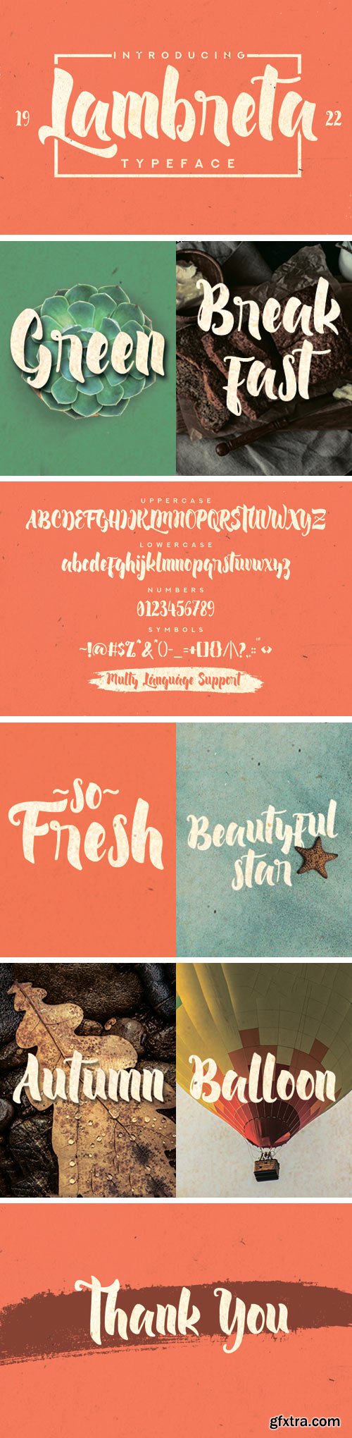 Fontbundles -  Lambreta Typeface 38186