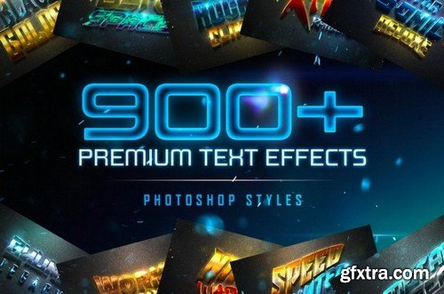 900 Premium Photoshop Text Effects