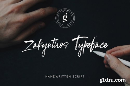 CreativeMarket Zakynthos Handwritten Typeface 2854960