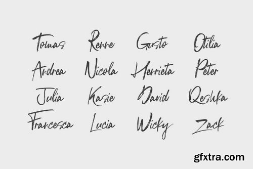 CreativeMarket Zakynthos Handwritten Typeface 2854960