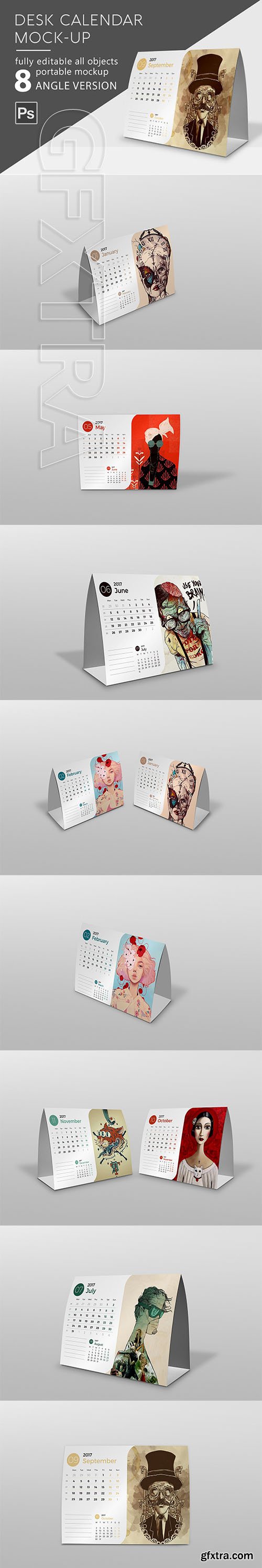 CreativeMarket - Calendar Mockup 2840633