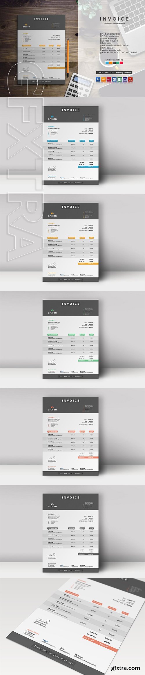 CreativeMarket - Invoice 2855594