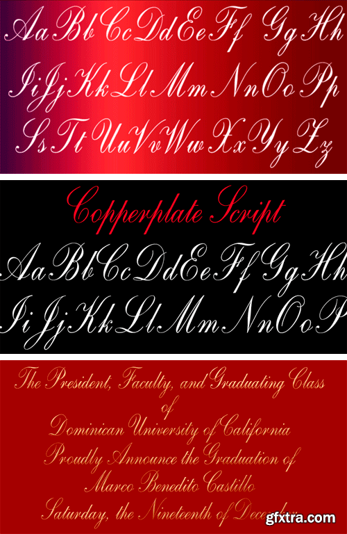 Copperplate Script Font