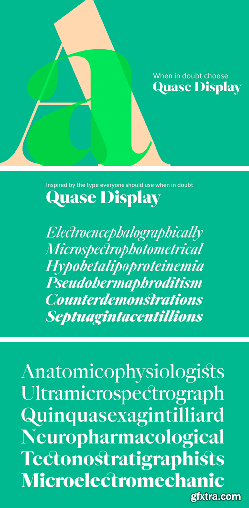 Quase Display Font Family