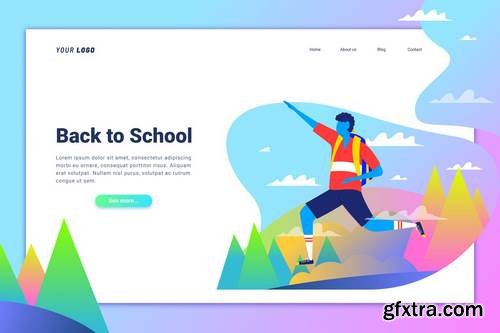 Back to School - Landing Page