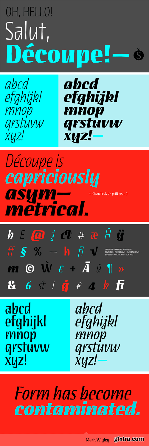 Decoupe Font Family