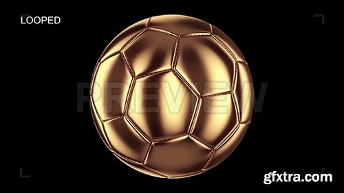 Golden Soccer Ball Loop 91635