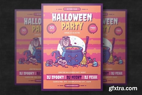 Halloween Party Flyer Templates