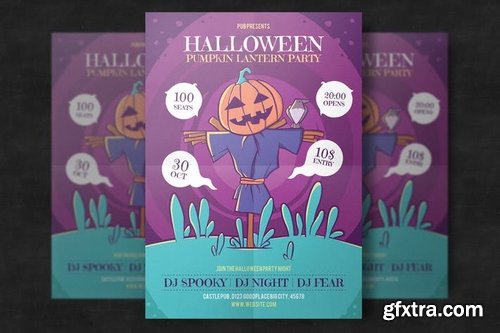 Halloween Party Flyer Templates