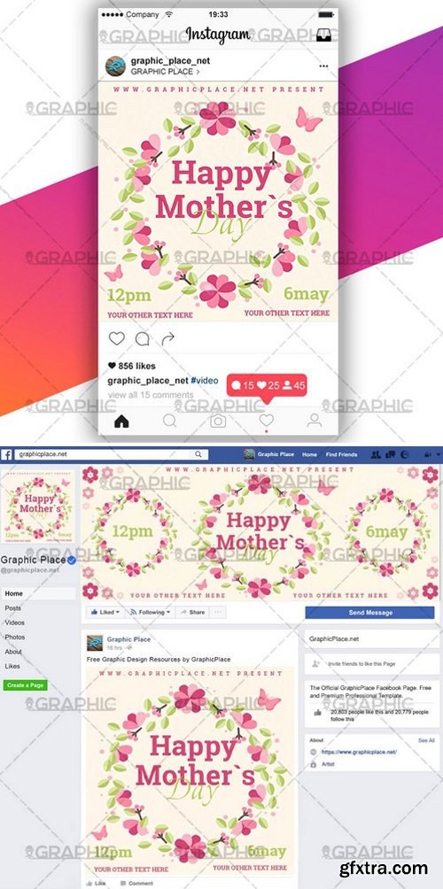 MOTHERS DAY &ndash; ANIMATED PSD TEMPLATE