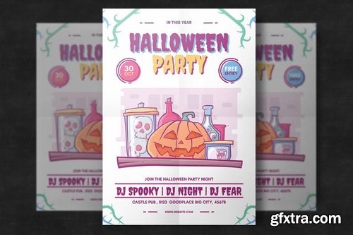 Halloween Party Flyer Templates 2