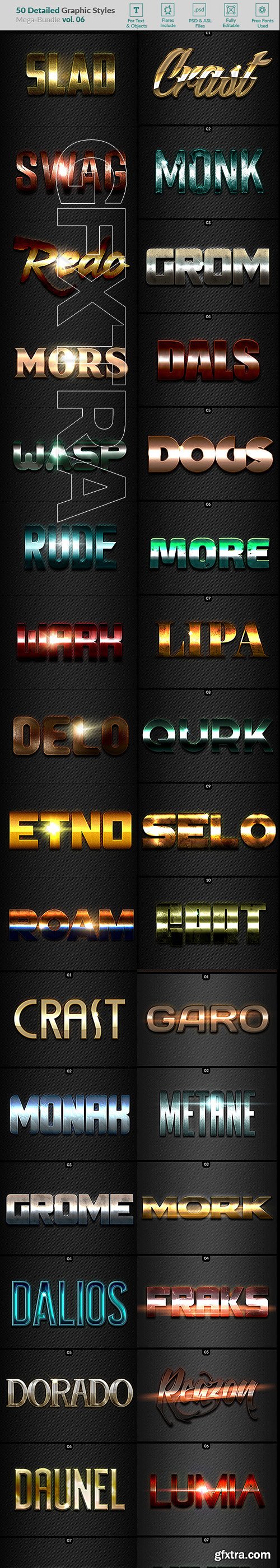 GraphicRiver - 50 Text Effects - Bundle Vol 06 22497258