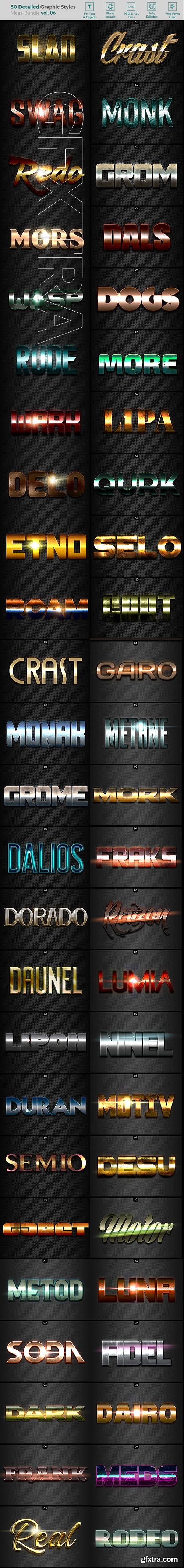 GraphicRiver - 50 Text Effects - Bundle Vol 06 22497258