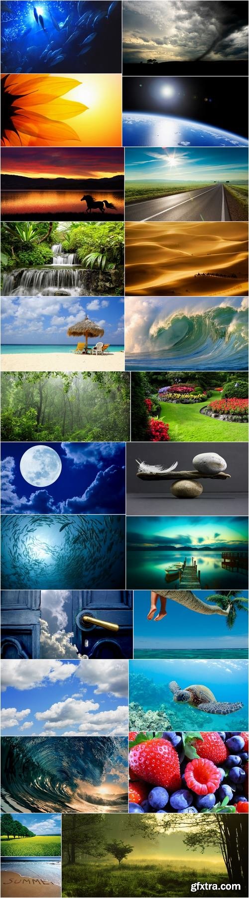 Nature landscape sea wave flowers forest waterfall sky road beach desktop wallpaper 25 HQ Jpeg