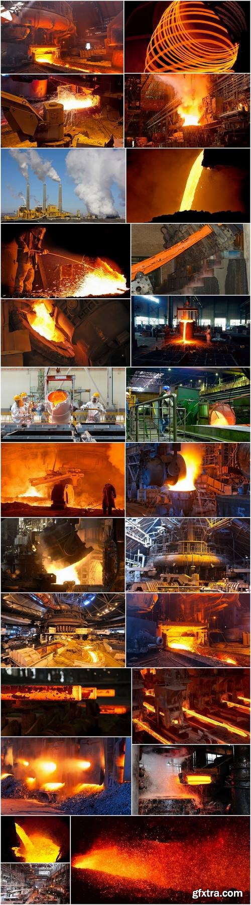 Metallurgical plant metal rolling molten metal steel raw materials ore 25 HQ Jpeg