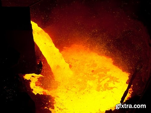 Metallurgical plant metal rolling molten metal steel raw materials ore 25 HQ Jpeg