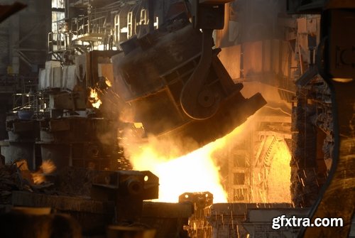 Metallurgical plant metal rolling molten metal steel raw materials ore 25 HQ Jpeg