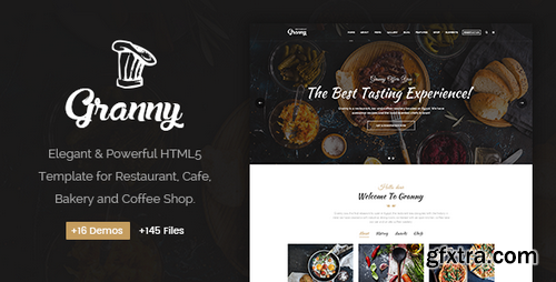 ThemeForest - Granny - Elegant Restaurant & Cafe HTML Template - 20693073