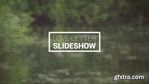 Videohive Love Letter Slideshow 12801710