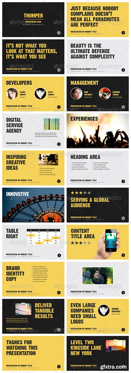 Graphicriver Thumper - Keynote Presentation Template 4067758