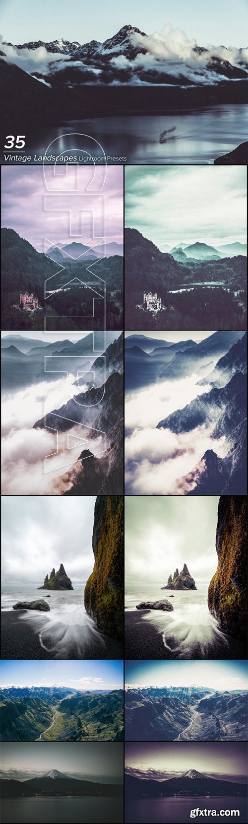 35 Vintage Landscapes Lightroom Presets