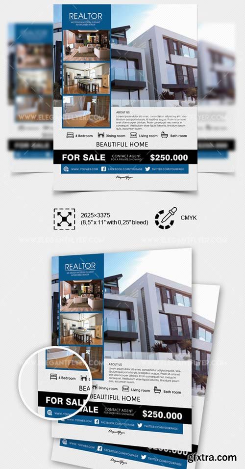 Realtor V3 2018 Flyer PSD Template