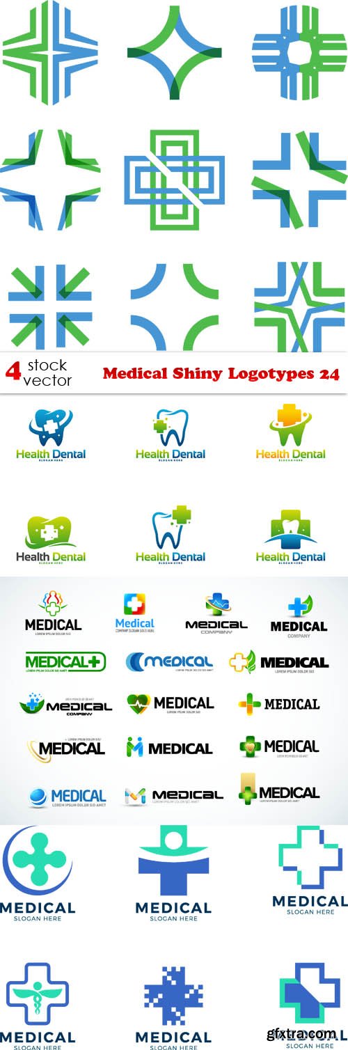 Vectors - Medical Shiny Logotypes 24