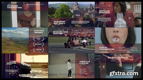 Videohive Cinematic Film Reel Slides 19241994