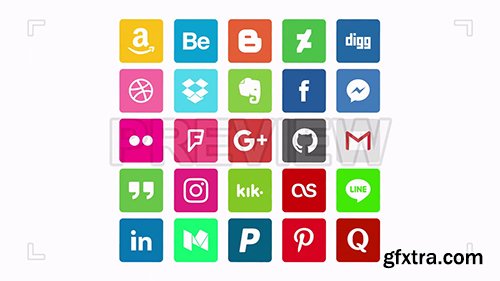 Social Media Icons Pack 1 89568