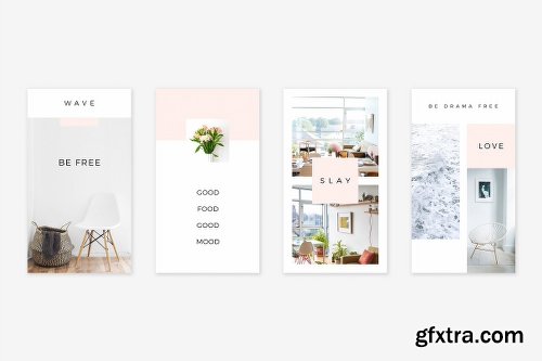 CreativeMarket Wave Instagram Stories Pack 2343609