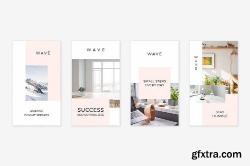 CreativeMarket Wave Instagram Stories Pack 2343609