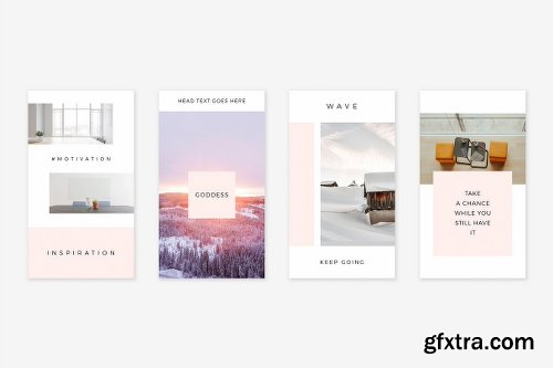 CreativeMarket Wave Instagram Stories Pack 2343609