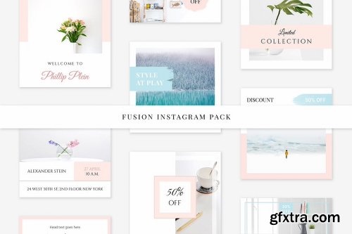 CreativeMarket Fusion Instagram Pack 2317145