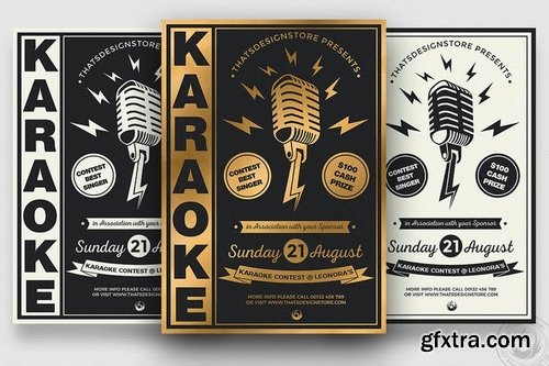 Karaoke Flyer Template V3