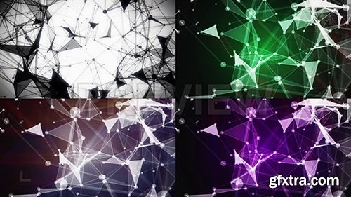 Crystal Plexus Backgrounds Pack 98952