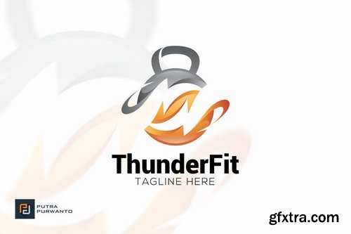 Thunder Fit - Logo Template