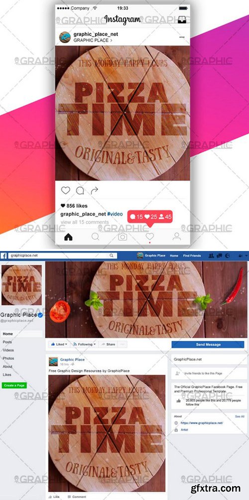 PIZZA TIME &ndash; SOCIAL MEDIA VIDEO TEMPLATE