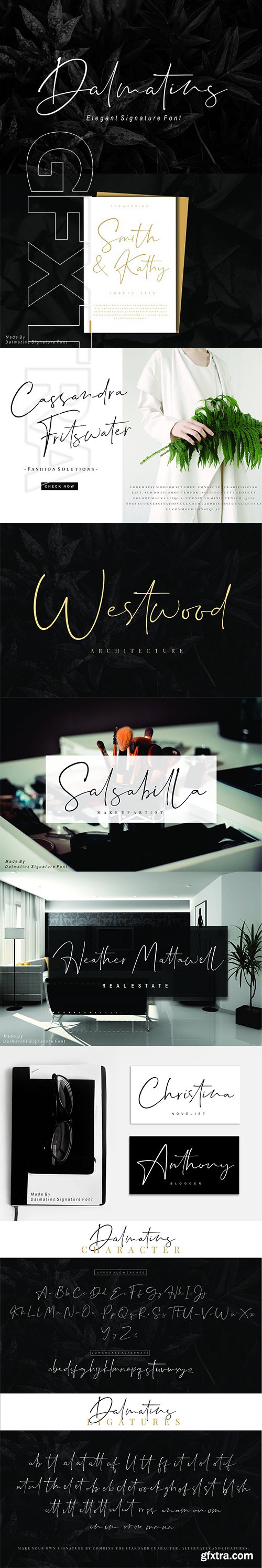 CreativeMarket - Dalmatins Elegant Signature Font 2884008