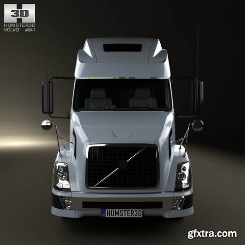 Volvo VNL Tractor Truck 2002 3D model