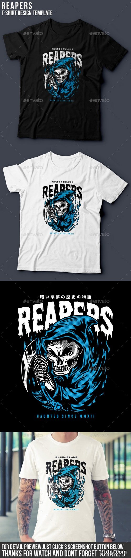 Graphicriver - Reapers T-Shirt Design 20451581