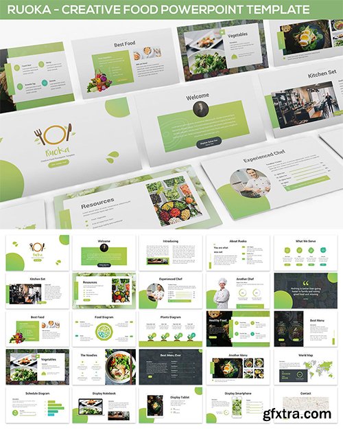 Ruoka - Creative Food Powerpoint Template