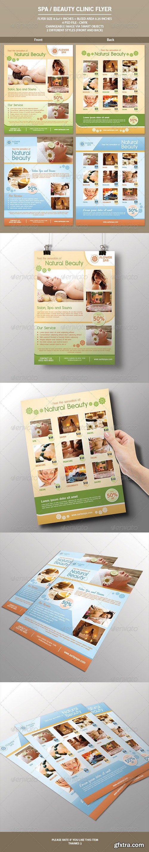 Graphicriver - Spa Flyer 6844836