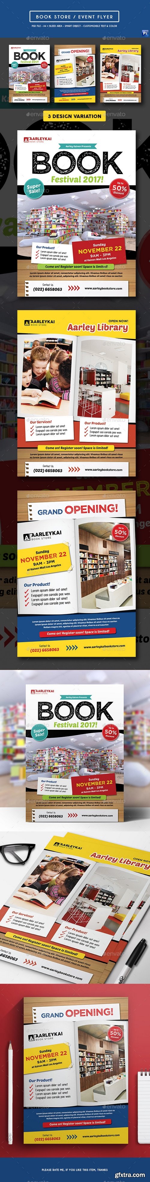 Graphicriver - Book Store / Event Flyer 18049288