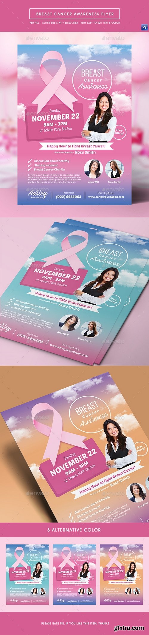 Graphicriver - Breast Cancer Awareness Flyer 19263198