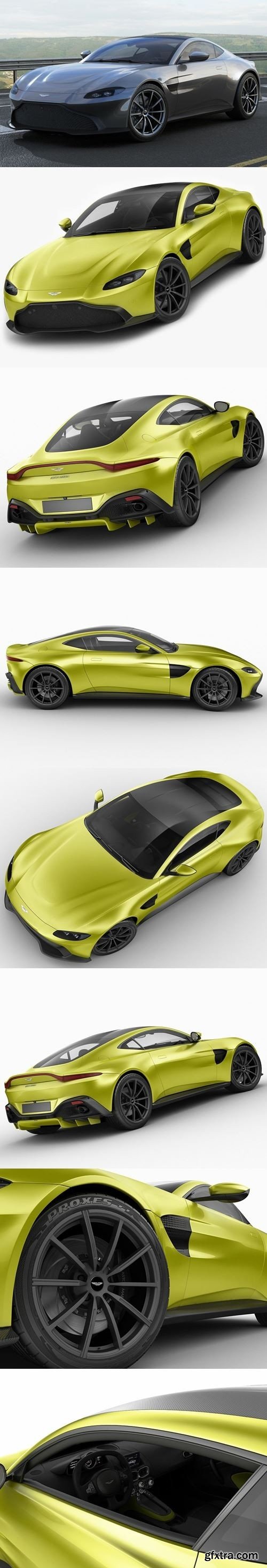 Aston Martin Vantage 2019 3D Model