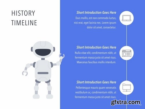 Robot Showcase PowerPoint Template